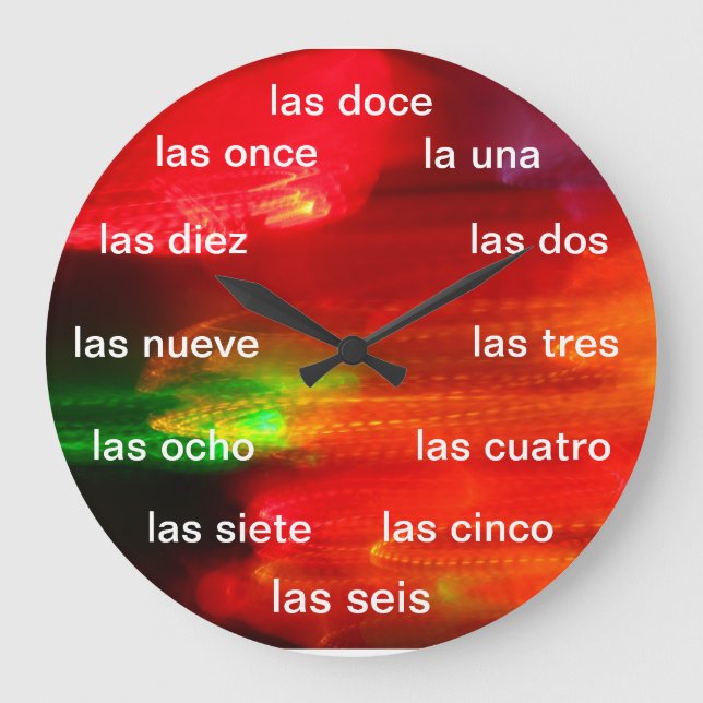 Reloj de pared - Colores de México Große Wanduhr (Vorderseite)