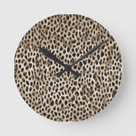 Reloj de Pared con Diseño de Fondo en Piel Runde Wanduhr