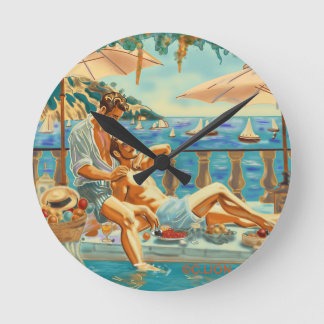 Reloj de pared lgbt runde wanduhr