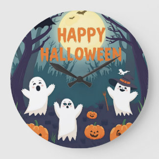 Reloj de pared para niños en Halloween Große Wanduhr