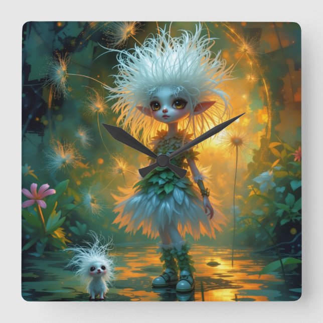 Reloj de Pared Quadratische Wanduhr (Vorderseite)