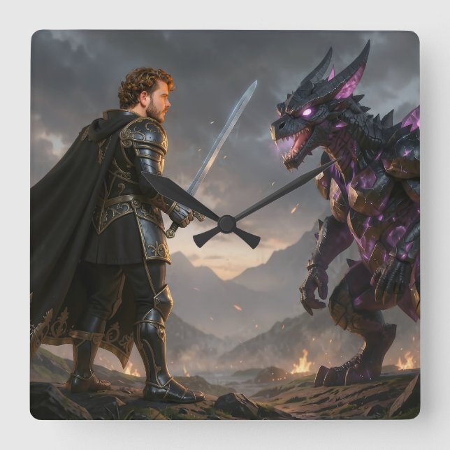 Reloj de pared quadratische wanduhr (Vorderseite)