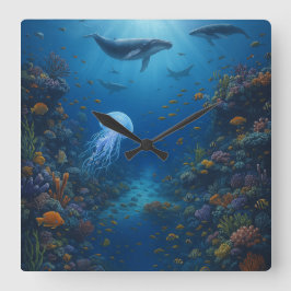 Reloj de pared quadratische wanduhr