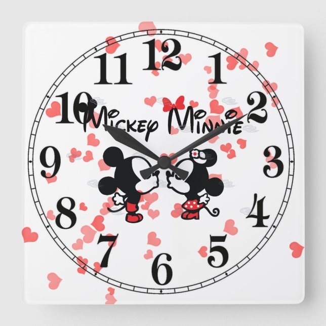 Reloj de pared quadratische wanduhr (Vorderseite)