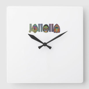 Reloj jallalla quadratische wanduhr
