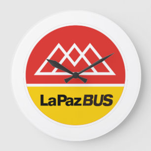 Reloj La Paz bus Große Wanduhr