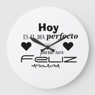 Reloj motivacional große wanduhr