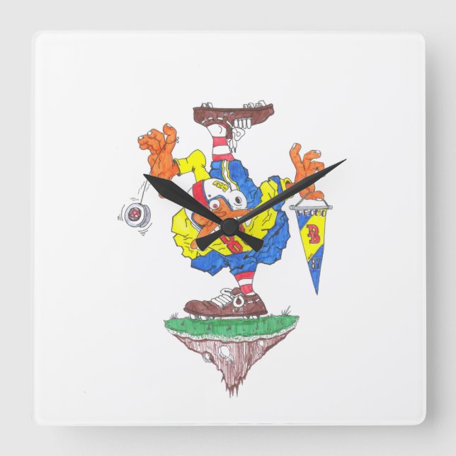 Reloj-Promo 87 Quadratische Wanduhr (Vorderseite)