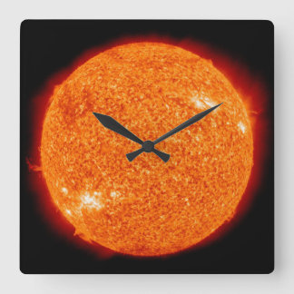 Reloj "solar" quadratische wanduhr
