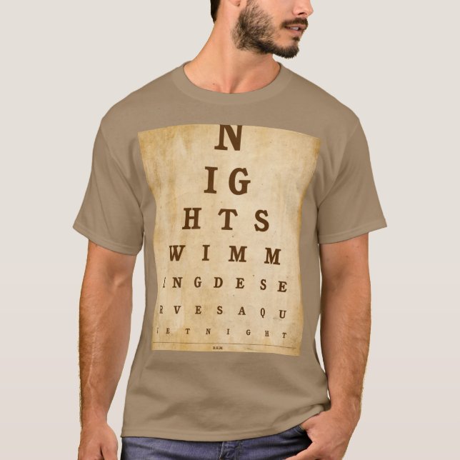 REM Nightswimming T-Shirt (Vorderseite)