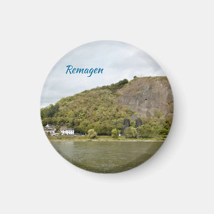 Remagen Rheinbrücke Malereieffekt Foto Magnet