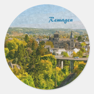Remagene Runder Aufkleber
