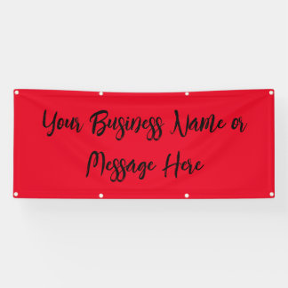 "Remarkable Red" Banner with Text