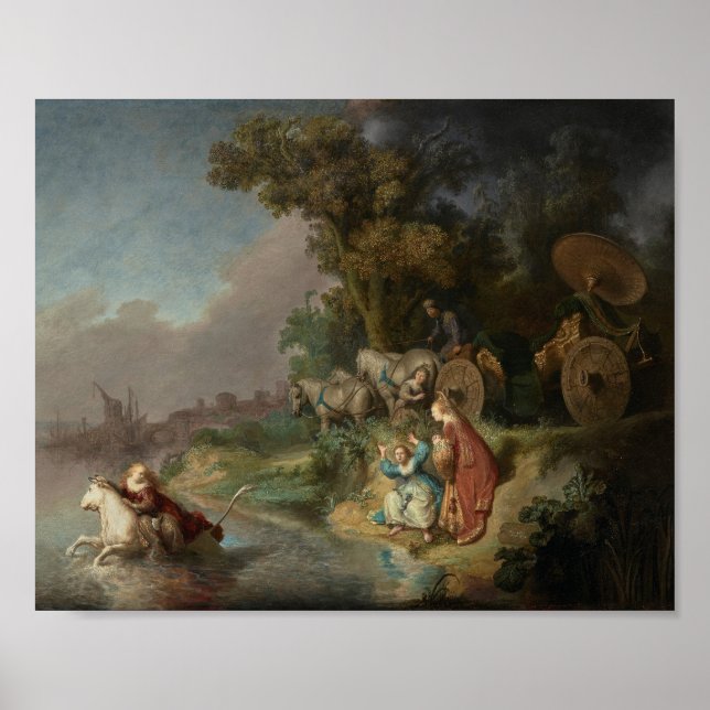 Rembrandt - Die Entführung von Europa (1632) Poster (Vorne)