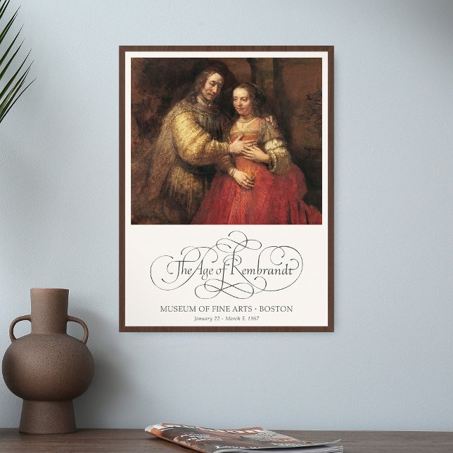 Rembrandt Die jüdische Brautmalerei Print Poster (Von Creator hochgeladen)