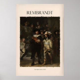 Rembrandt Die Nachtwache642 Berühmter niederländis Poster