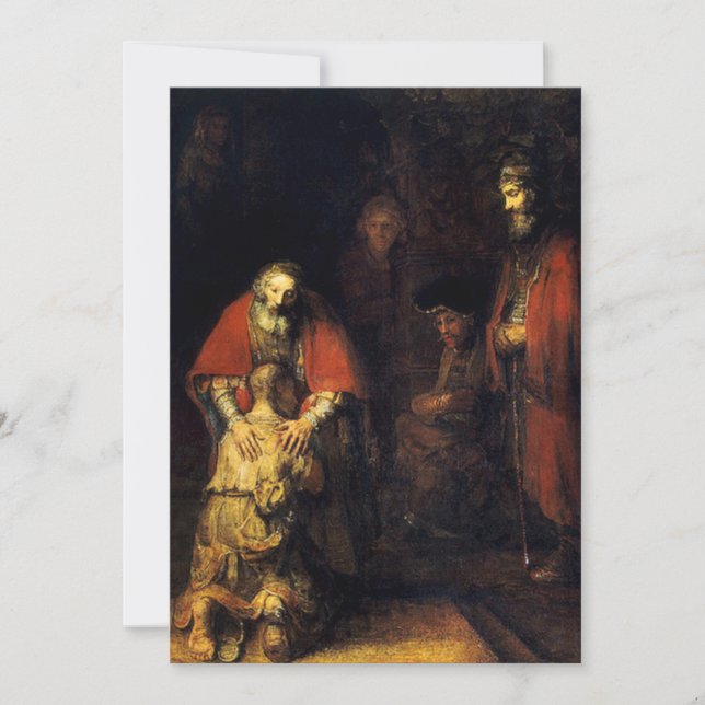Rembrandt - Die Rückkehr des Wunders Karte (Vorderseite)