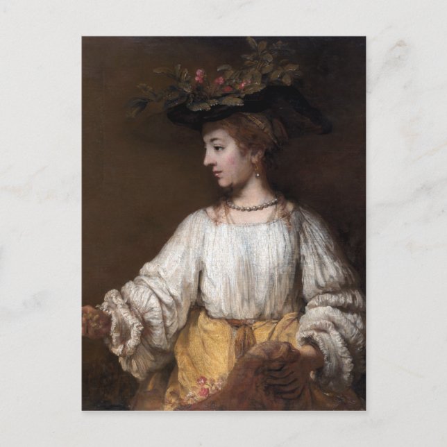 Rembrandt Flora Postkarte (Vorderseite)