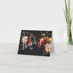 Rembrandt Floral Dark and Moody merci note