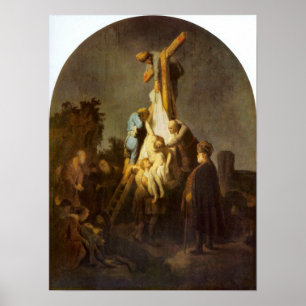 Rembrandt Harmenszoon van Rijn - Kreuzigung Poster