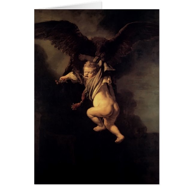Rembrandt l'abduction de Ganymede (Devant)