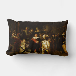 Rembrandt Nightwatch Night Barockmalerei Lendenkissen