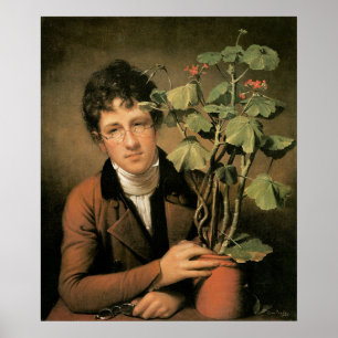 Rembrandt Peale Rubens Peale mit Geranium Poster