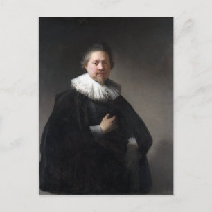 Rembrandt-Porträt eines Mannes Postkarte
