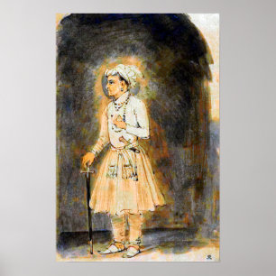 Rembrandt - Porträt von Jahangir 1656 Poster