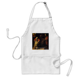 Rembrandt Prodigal Son Elegantes Geschenk und Kart Schürze