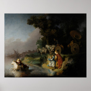 Rembrandt - Raub der Europa Poster