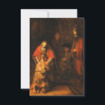 Rembrandt - Rückkehr des Prodigalen Sohn Karte<br><div class="desc">Rembrandt - Rückkehr des Prodigalen Sohn</div>