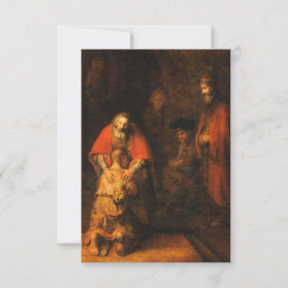 Rembrandt - Rückkehr des Prodigalen Sohn Karte