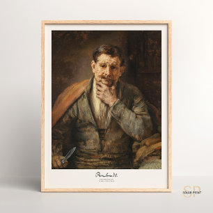 Rembrandt Sankt Bartholomäus Gemälde Kunst Druck Poster