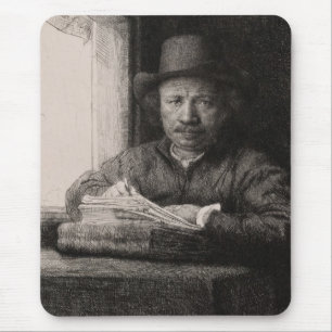 Rembrandt-Selbstporträt CC0169 Mousepad