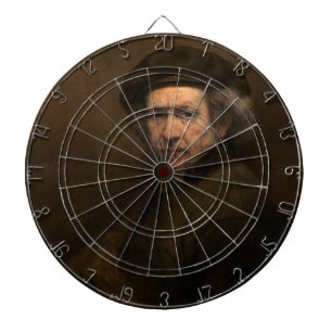 Rembrandt Selbstporträt: Maler des niederländische Dartscheibe