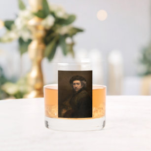 Rembrandt Selbstporträt: Maler des niederländische Whiskyglas