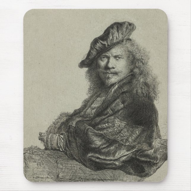 Rembrandt Self-Portrait CC0170 Mousepad (Vorne)