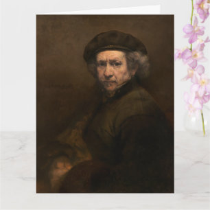 Rembrandt Self Portrait: Dutch Golden Age Painter Karte
