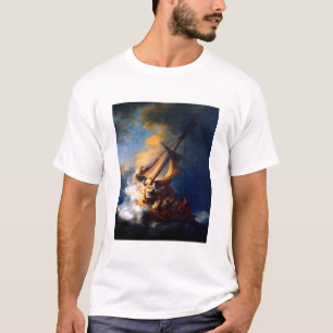 Rembrandt Storm am Meer von Galiläa T-Shirt