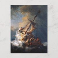 Rembrandt Storm Sea of Galilee Painting