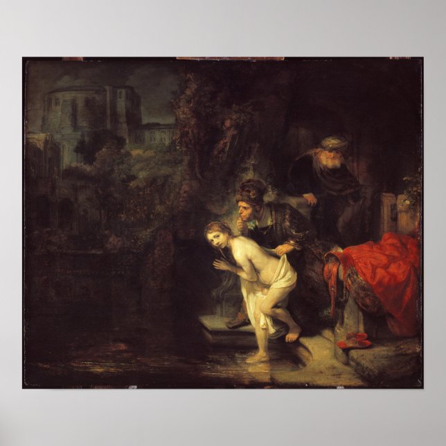 Rembrandt Susanna und die Ältesten Poster (Vorne)