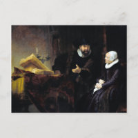 Rembrandt The Mennonite Preacher Anslo und Ehefrau