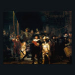Rembrandt The Night Watch Print Fotodruck<br><div class="desc">Rembrandt The Night Watch drucken. Ölmalerei auf Leinwand aus dem Jahr 1642. Eine der berühmtesten Gemälde aller Zeiten, The Night Watch by Rembrandt ist eine Darstellung von The Shooting Company of Frans Banning Cocq unter der Leitung von Frans Cocq und Willem van Yurtenburch. Das Gemälde ist bekannt für seine massive...</div>