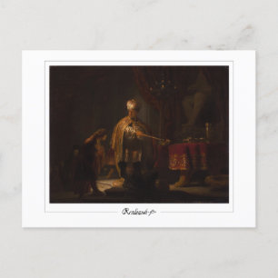 Rembrandt van Rijn #109 - Fine Art Postkarte