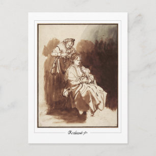 Rembrandt van Rijn #157 - Feine Kunst Postkarte