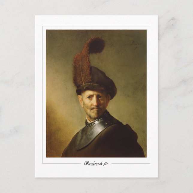 Rembrandt van Rijn #5 - Fine Art Postkarte (Vorderseite)