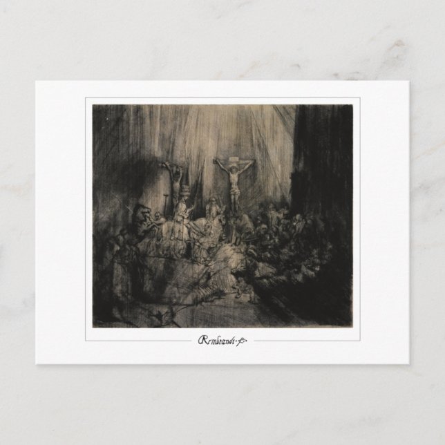 Rembrandt van Rijn #608 - Fine Art Postkarte (Vorderseite)