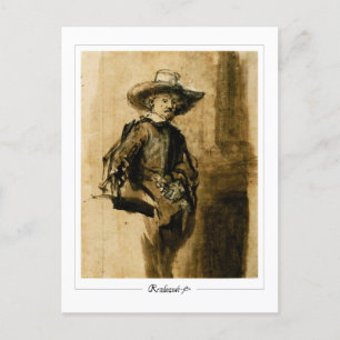 Rembrandt van Rijn #638 - Fine Art Postkarte