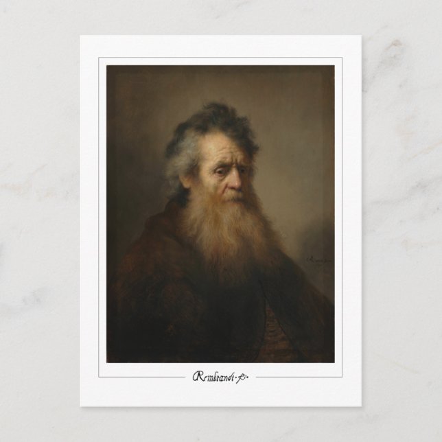 Rembrandt van Rijn #699 - Fine Art Postkarte (Vorderseite)